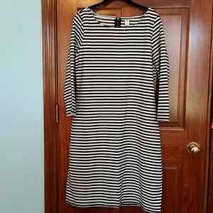 Old Navy large tall striped longsleeve dress